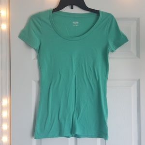 Turquoise Scoop Neck